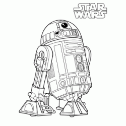 Dibujo para colorear R2-D2