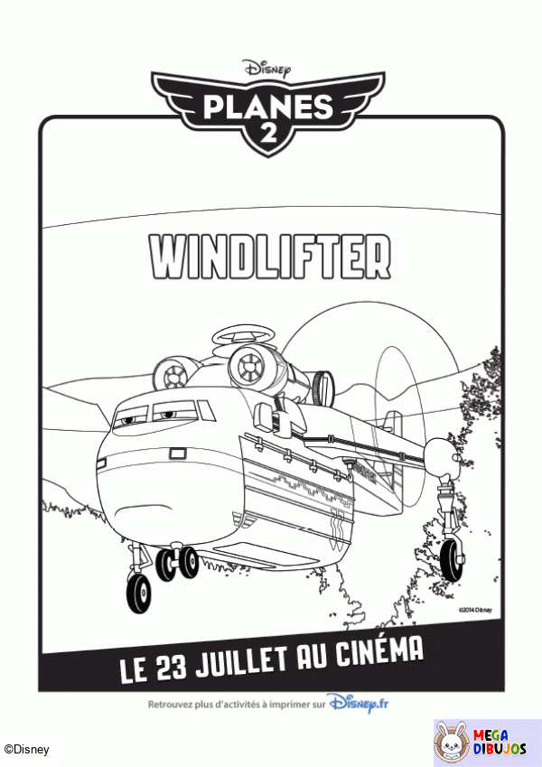 Dibujo para colorear Windlifter