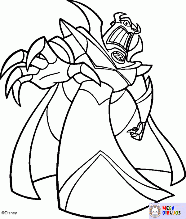 Dibujo para colorear Emperador Zurg