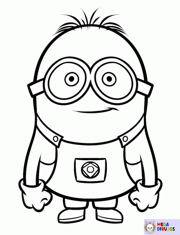 Dibujo para colorear Lindo minion