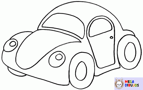 Dibujo para colorear Carro pequeño