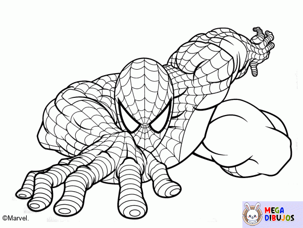 Dibujo para colorear Spiderman