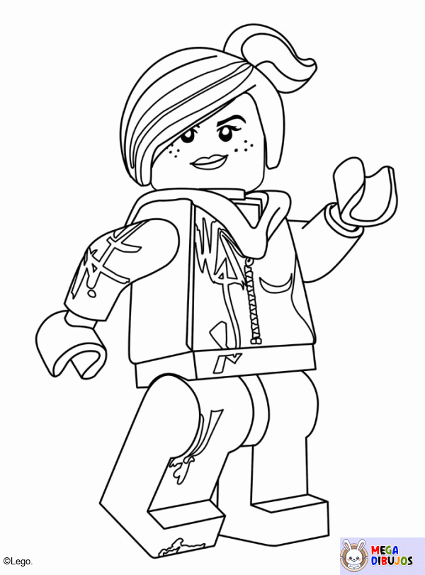 Dibujo para colorear Lucy - La gran aventura de Lego