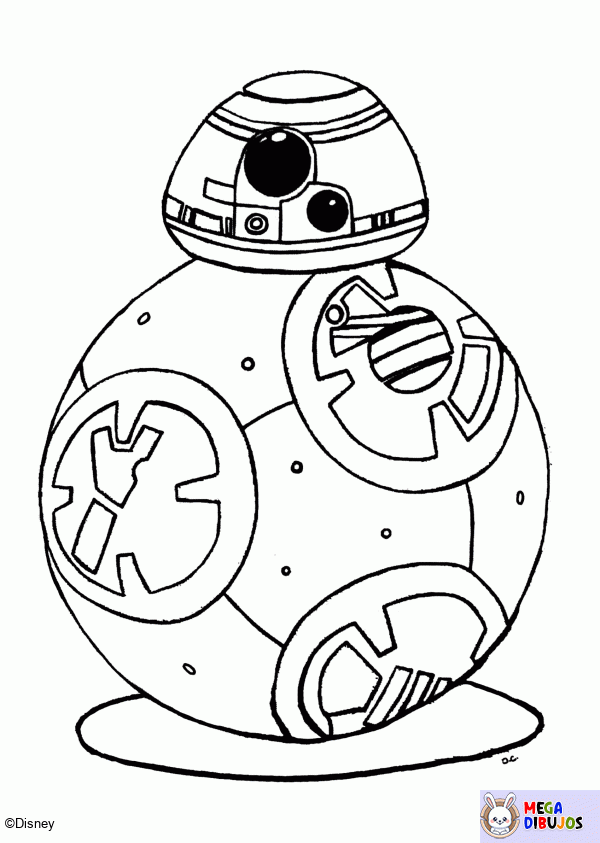 Dibujo para colorear BB-8