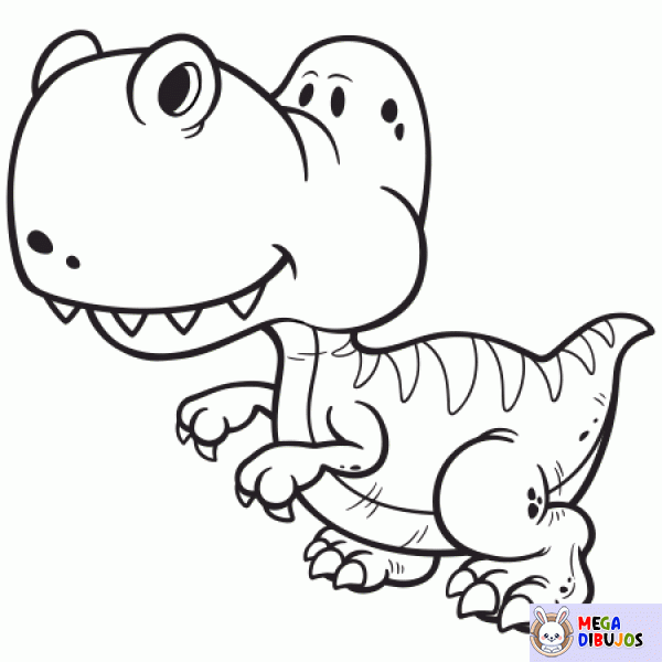 Dibujo para colorear Dinosaurio