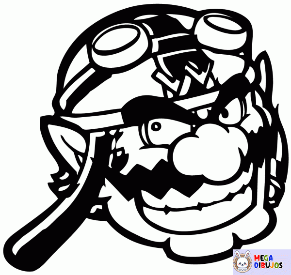 Dibujo para colorear Wario