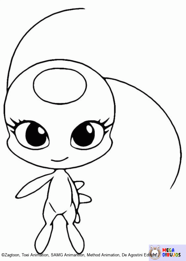 Dibujo para colorear Tikki - Milagrosa