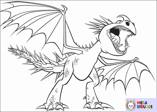 Dibujo para colorear Dragón