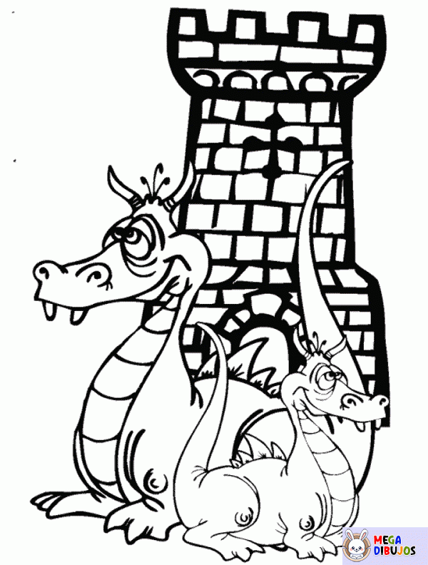 Dibujo para colorear Mazmorra y dragones