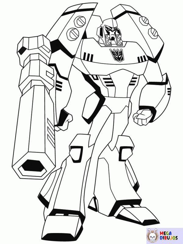 Dibujo para colorear Megatron