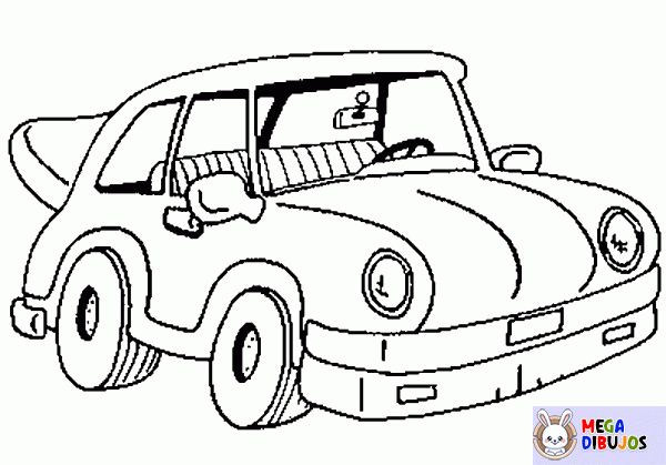 Dibujo para colorear Coche pequeño