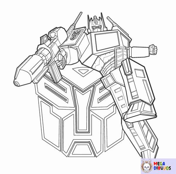 Dibujo para colorear Transformers