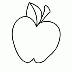 Dibujo para colorear Manzana reineta y manzana dama