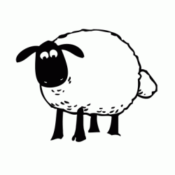 Dibujo para colorear Shaun the sheep