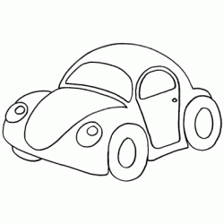 Dibujo para colorear Carro pequeño