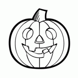 Dibujo para colorear Calabaza De Víspera De Todos Los Santos