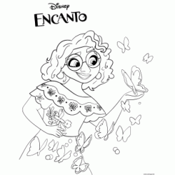 Dibujo para colorear Mirabel - Encanto