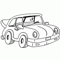 Dibujo para colorear Coche pequeño