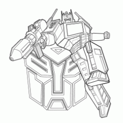 Dibujo para colorear Transformers