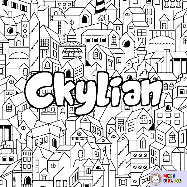 Coloración del nombre Ckylian - decorado ciudad