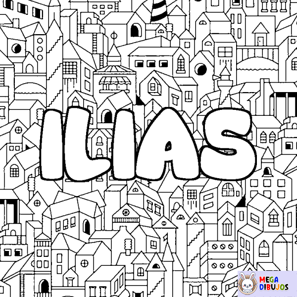 Coloración del nombre ILIAS - decorado ciudad