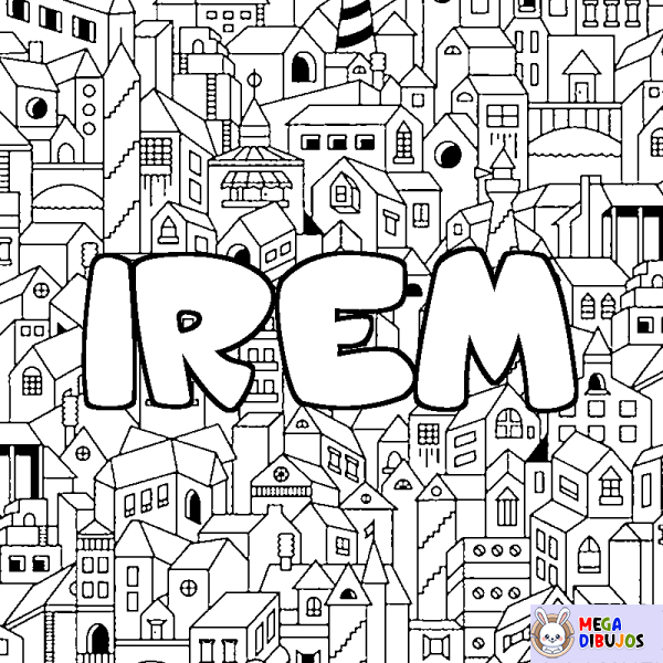 Coloración del nombre IREM - decorado ciudad