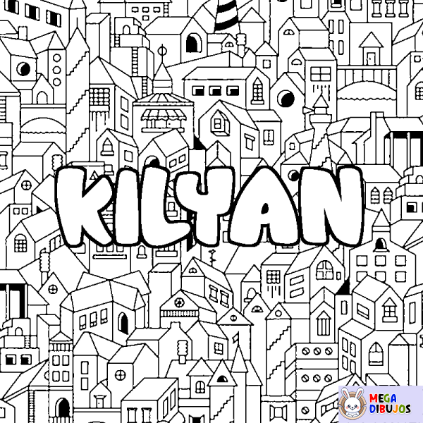 Coloración del nombre KILYAN - decorado ciudad