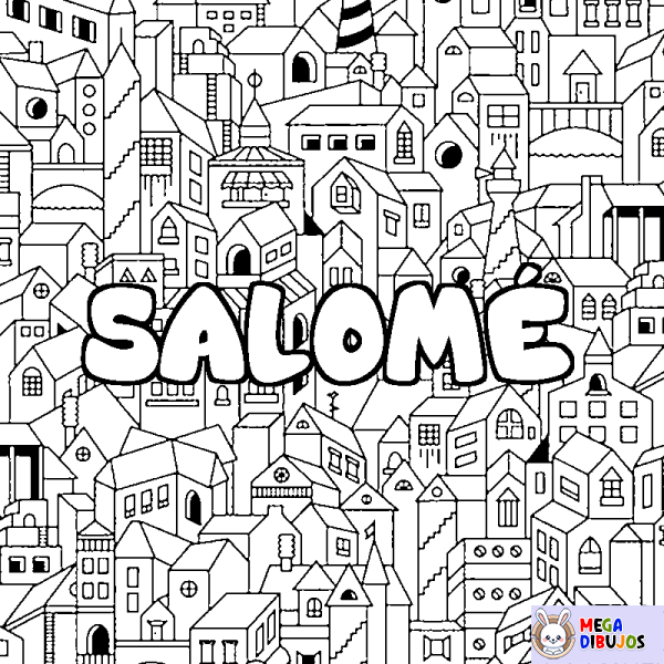 Coloración del nombre SALOM&Eacute; - decorado ciudad