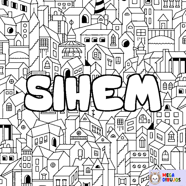 Coloración del nombre SIHEM - decorado ciudad