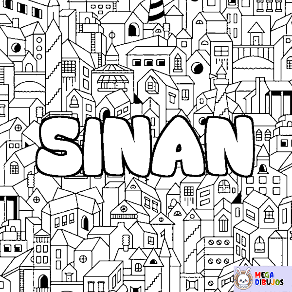 Coloración del nombre SINAN - decorado ciudad