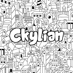 Coloración del nombre Ckylian - decorado ciudad