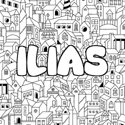 Coloración del nombre ILIAS - decorado ciudad