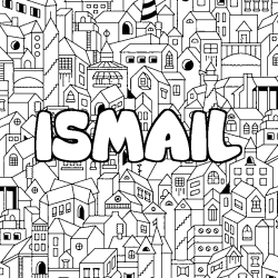 Dibujo para colorear ISMAIL - decorado ciudad