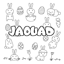 Dibujo para colorear JAOUAD - decorado Pascua