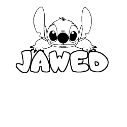 Dibujo para colorear JAWED - decorado Stitch