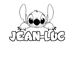 Dibujo para colorear JEAN-LUC - decorado Stitch