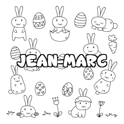 Dibujo para colorear JEAN-MARC - decorado Pascua