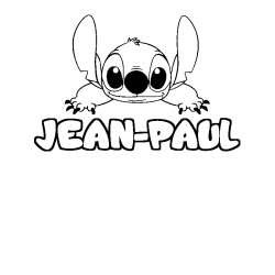 Dibujo para colorear JEAN-PAUL - decorado Stitch