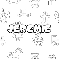 Coloración del nombre JEREMIE - decorado juguetes