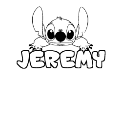 Dibujo para colorear JEREMY - decorado Stitch