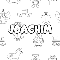 Dibujo para colorear JOACHIM - decorado juguetes