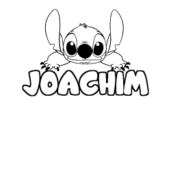 Dibujo para colorear JOACHIM - decorado Stitch