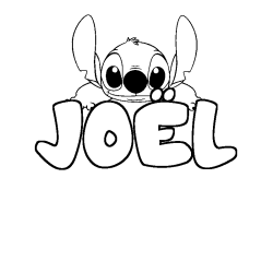 Dibujo para colorear JO&Euml;L - decorado Stitch