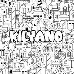 Coloración del nombre KILYANO - decorado ciudad