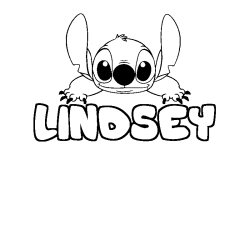 Dibujo para colorear LINDSEY - decorado Stitch