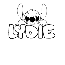 Dibujo para colorear LYDIE - decorado Stitch