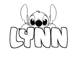 Dibujo para colorear LYNN - decorado Stitch