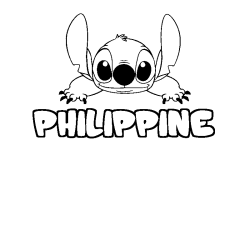 Dibujo para colorear PHILIPPINE - decorado Stitch