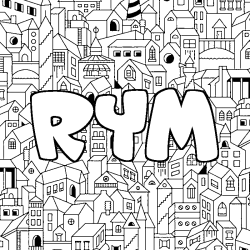 Coloración del nombre RYM - decorado ciudad