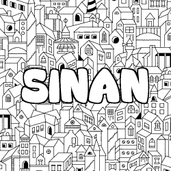 Coloración del nombre SINAN - decorado ciudad